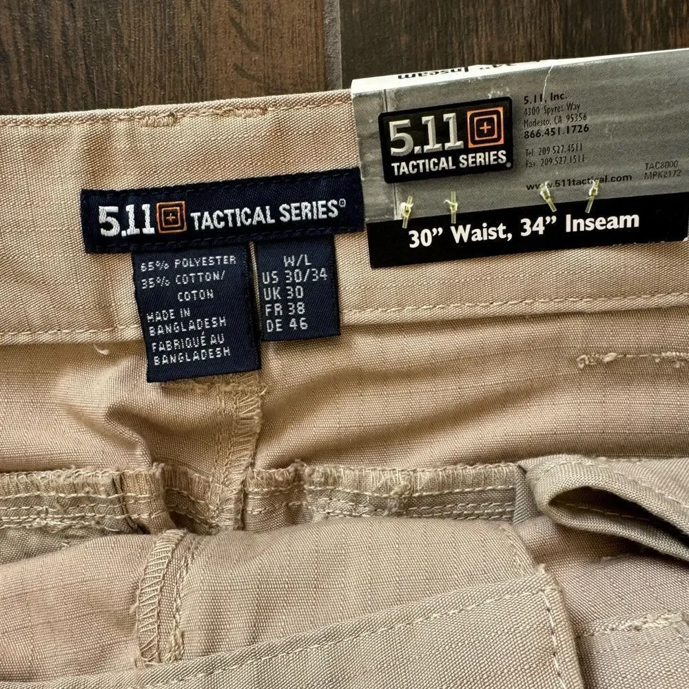 5.11 Stryke Pant W/Flex-Tac NWT 30/34 🤎